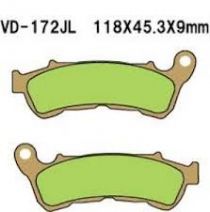 VD172JL PASTILHA DE FREIO HH SINTERIZADA METÁLICA