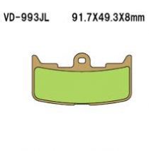 VD993JL PASTILHA DE FREIO HH SINTERIZADA METÁLICA