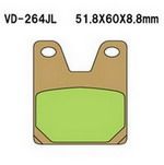 VD264JL PASTILHA DE FREIO HH SINTERIZADA METÁLICA