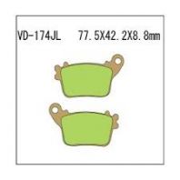 VD174JL PASTILHA DE FREIO HH SINTERIZADA METÁLICA