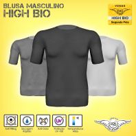 Blusa HIGH-BIO Manga Curta Masculina – GG e XG