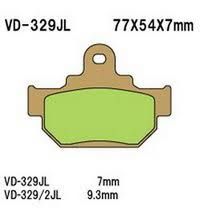 VD329JL PASTILHA DE FREIO HH SINTERIZADA METÁLICA
