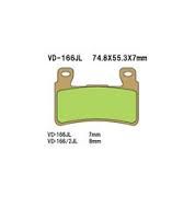 VD166/2JL PASTILHA DE FREIO HH SINTERIZADA METÁLICA