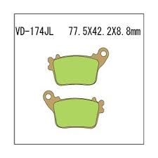 VD174JL PASTILHA DE FREIO HH SINTERIZADA METÁLICA