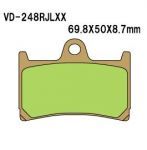 VD248SRJLXX PASTILHA DE FREIO HH SINTERIZADA METÁLICA