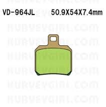 VD964JL PASTILHA DE FREIO HH SINTERIZADA METÁLICA