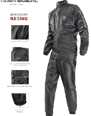 Capa de Chuva Masculina - racing