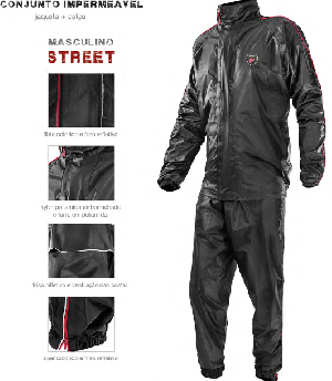 Capa de Chuva Masculina - street