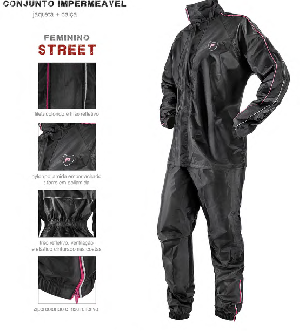 Capa de Chuva Feminina - street