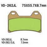 VD262JL PASTILHA DE FREIO HH SINTERIZADA METÁLICA