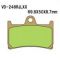 VD248SRJLXX PASTILHA DE FREIO HH SINTERIZADA METÁLICA